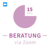 Beratung via Zoom: 15 Minuten